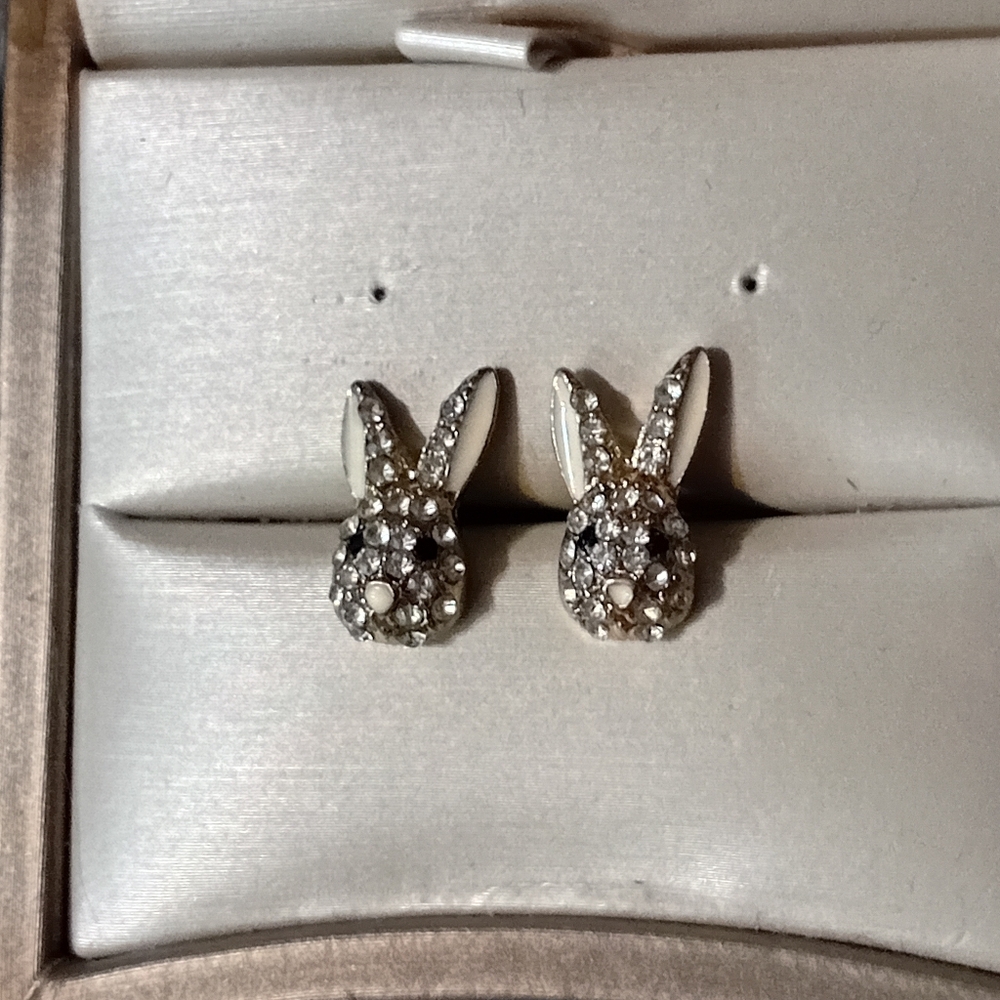 Sparkling Bunny Earrings
